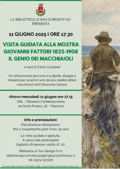 Visita guidata alla mostra Giovanni Fattori Visita guidata alla mostra Giovanni Fattori