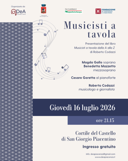 Musicisti a tavola