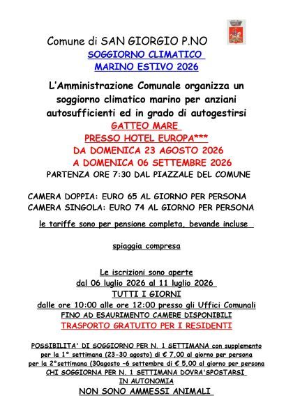 Soggiorno marino a Gatteo Mare dal 23/08/2026 al 06/09/2026