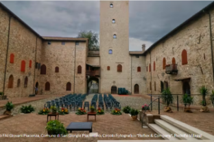 corte interna - Castello di san Giorgio Piacentino