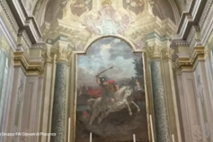 Interno Chiesa San Giorgio Martire - San Giorgio Piacentino