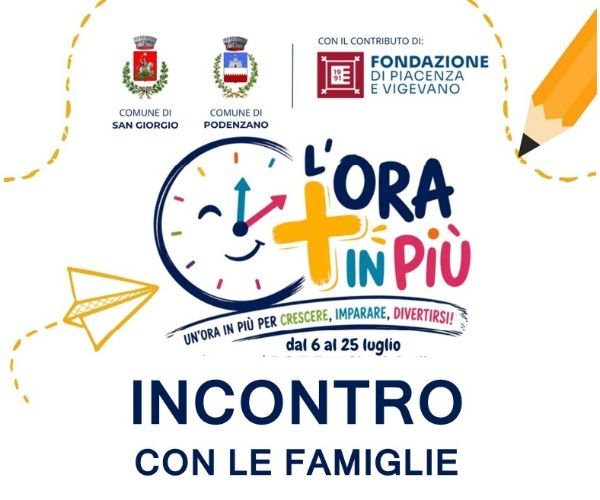 Incontro con i genitori dei ragazzi scuole medie 