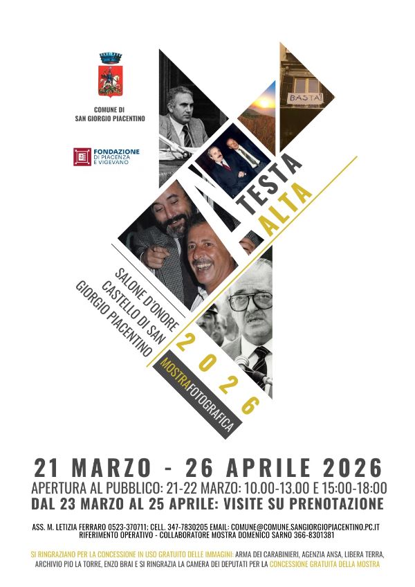 Locandina mostra 21 marzo